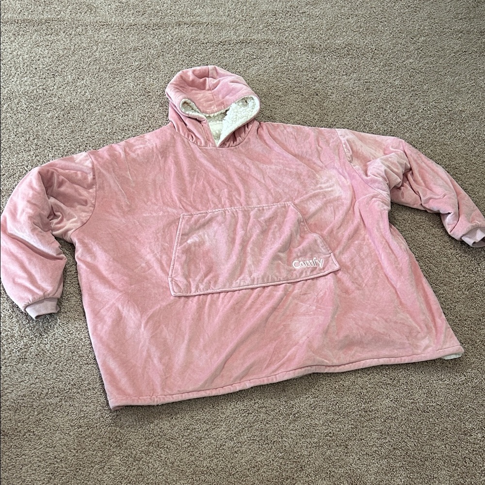 The Comfy Pink Pullover wearable blanket